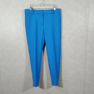 04124 Talbots turquoise Hampshire Ankle pants 12 NWT